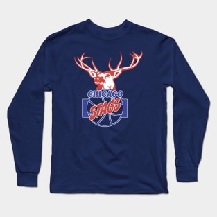 Vintage Chicago Stags Basketball 1946 Long Sleeve T-Shirt